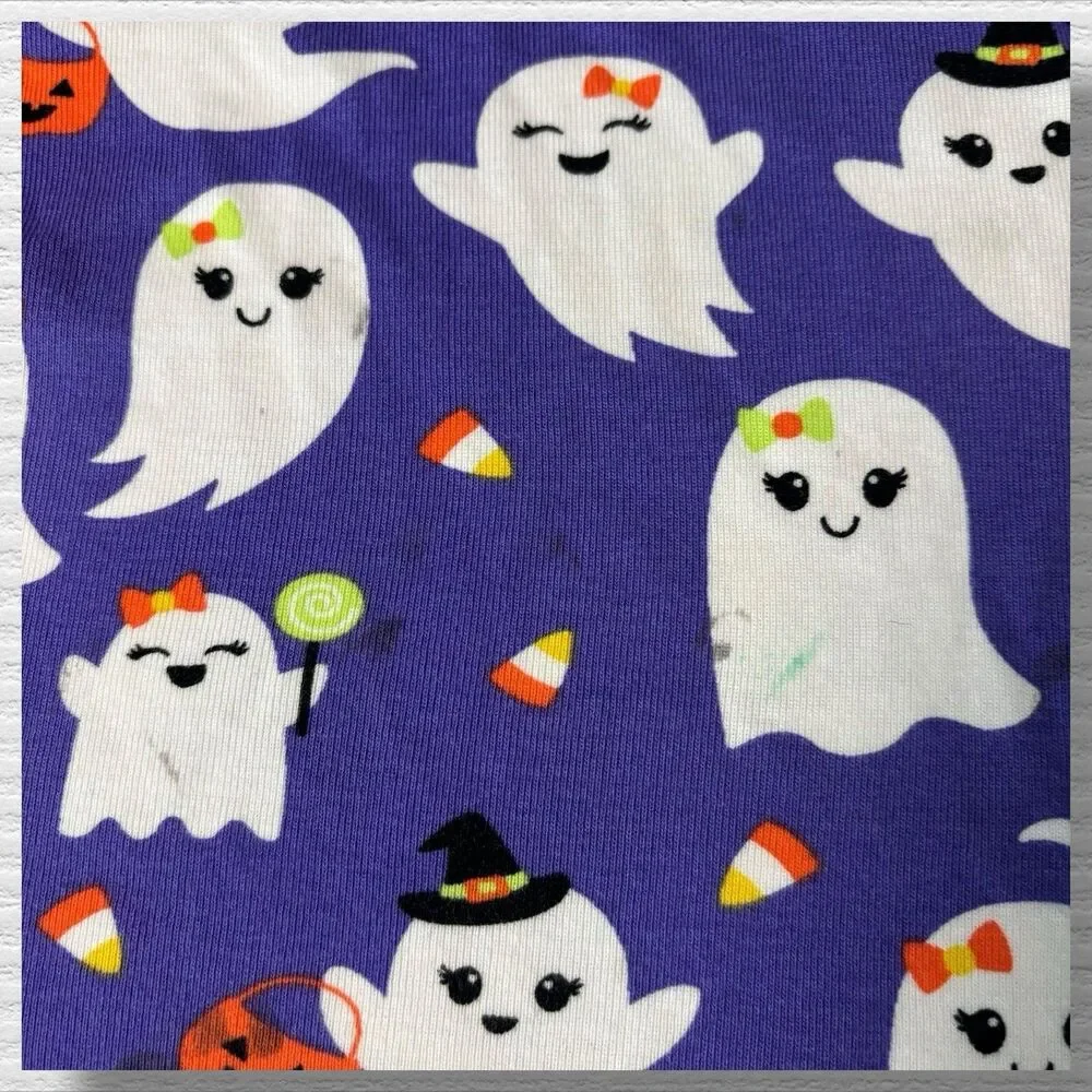 Gymboree Ghost Peplum Dress - Trick Or Treat - Purple - Play Condition - Size 10